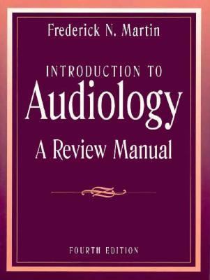 Introduction to Audiology : A Study Guide 0205198139 Book Cover