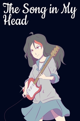 The Song in My Head: Lined Sheet Music Notebook & Wide Staff Blank Manuscript Paper | 6 Staves Per Page Notebook / Journal Gift, 100 Pages, 6x9, Anime Guitar Girl Cover, Matte Finish