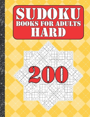 Sudoku books for adults hard: 200 Sudokus from ... B086Y4GYBL Book Cover