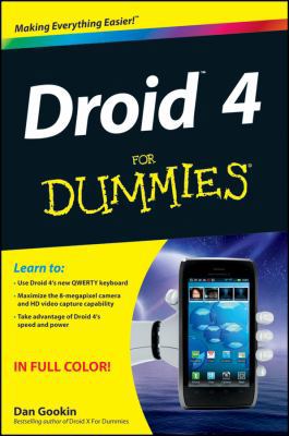 Droid 4 For Dummies 1118336747 Book Cover