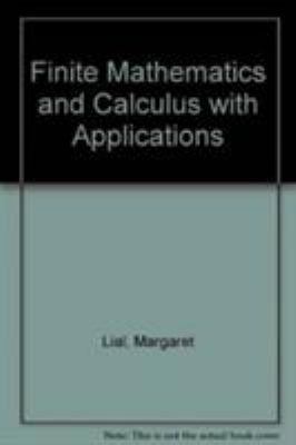 Finite Mathematics & Calculus with Applications... 0201773228 Book Cover