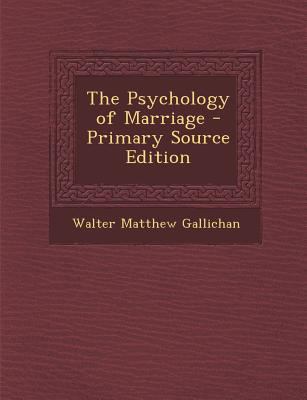 Psychology of Marriage 1287500994 Book Cover