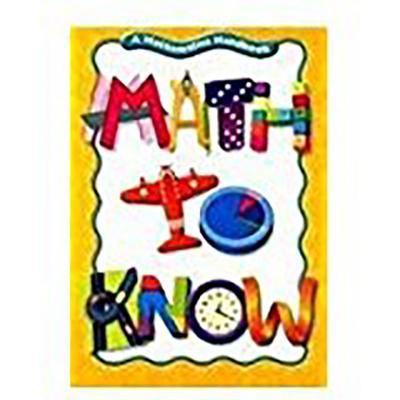 Great Source Math to Know: Parent Guide 0669500429 Book Cover