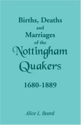 Births, Deaths and Marriages of the Nottingham ... 1585491470 Book Cover