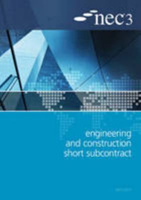 NEC3 Engineering and Construction Short Subcont... 0727758853 Book Cover