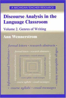 Discourse Analysis in the Language Classroom: V... 0472085417 Book Cover