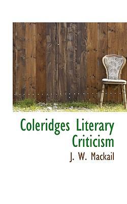 Coleridges Literary Criticism 1113659130 Book Cover