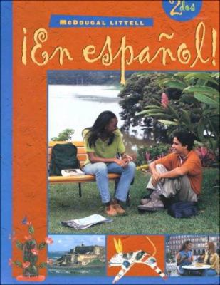 ¡en Español!: Student Edition (Hardcover) Level... [Spanish] 0395910838 Book Cover