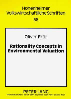 Rationality Concepts in Environmental Valuation 3631573367 Book Cover