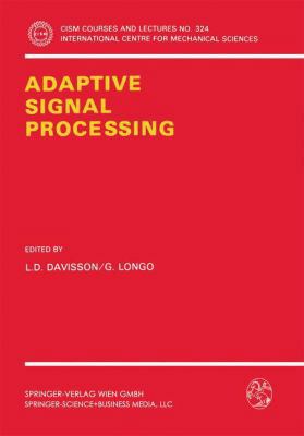 Adaptive Signal Processing 3211823336 Book Cover