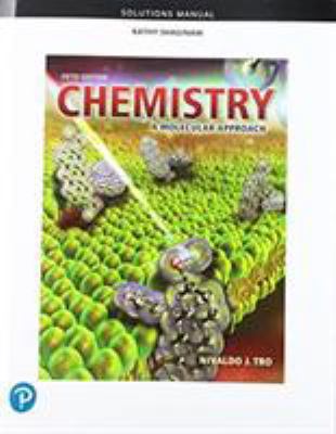 Student Solutions Manual for Chemistry: A Molec... 0134989813 Book Cover