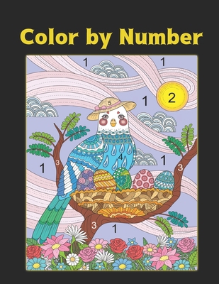 Color by Number: Coloring Book with 60 Color By... B08S2ZZ7DM Book Cover