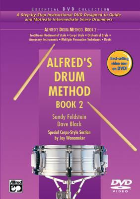 Alfred's Drum Method, Bk 2: Book & DVD (Hard Case) 0739035231 Book Cover