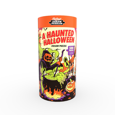A Haunted Halloween 500-Piece Jigsaw Puzzle 1797245554 Book Cover