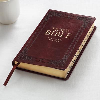 KJV Standard Size Thumb Index Edition: Burgundy 1432102400 Book Cover