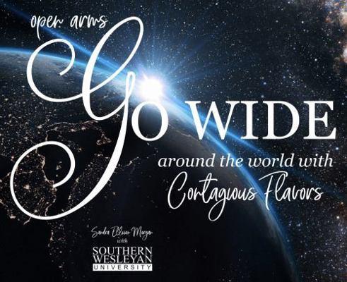 Hardcover Go Wide : Around the World with Contagious Flavors Book