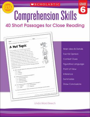 Comprehension Skills: 40 Short Passages for Clo... 0545460573 Book Cover
