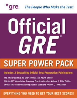 Official GRE Super Power Pack, Third Edition 1264984650 Book Cover