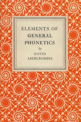 Elements of General Phonetics 0852244517 Book Cover