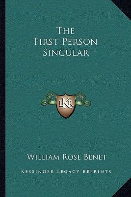 The First Person Singular 1163716685 Book Cover