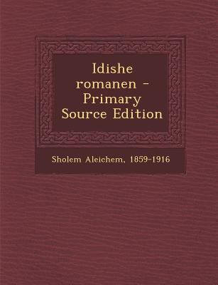 Idishe Romanen [Yiddish] 1287793967 Book Cover
