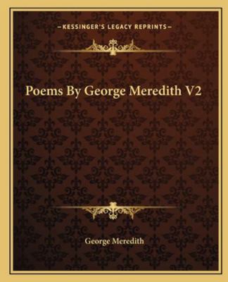 Poems By George Meredith V2 1162680121 Book Cover