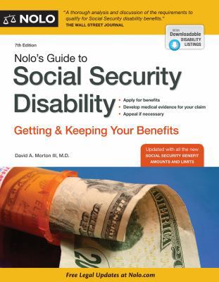 Nolo's Guide to Social Security Disability: Get... 141331967X Book Cover