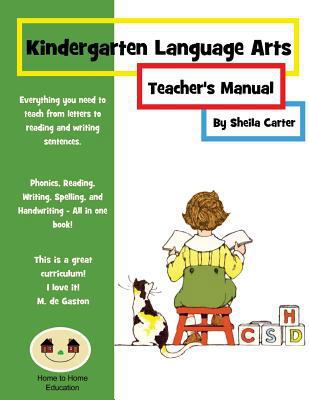 Kindergarten Language Arts: Teacher's Manual 1974397165 Book Cover