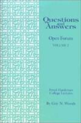 Questions & Answers: Open Forum 0892252774 Book Cover