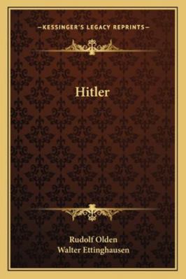 Hitler 1163180297 Book Cover
