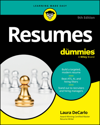 Resumes for Dummies 1394392508 Book Cover