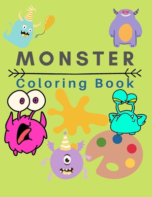 Monster coloring book B08WK51SYJ Book Cover