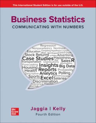 Business Statistics: Communicating with Numbers... 1260597563 Book Cover