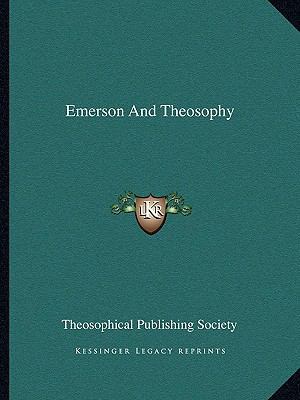 Emerson And Theosophy 1162850493 Book Cover