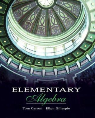 Elementary Algebra 020172961X Book Cover