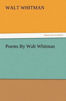 Poems by Walt Whitman 3842433409 Book Cover