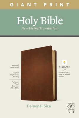 NLT Personal Size Giant Print Bible, Filament E... [Large Print] 149644499X Book Cover