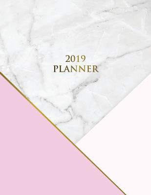2019 Planner: Marble Gold Weekly Planner 2019 | Weekly Views with To-Do Lists, Funny Holidays & Inspirational Quotes | 2019 Organizer with Vision ... Planner, Organizer, Agenda and Calendar)