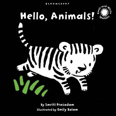 Hello, Animals!: Black and White Sparkler Board... 1408805693 Book Cover