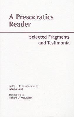 A Presocractics Reader 0872203263 Book Cover