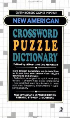 The New American Crossword Puzzle Dictionary: R... 0451145038 Book Cover