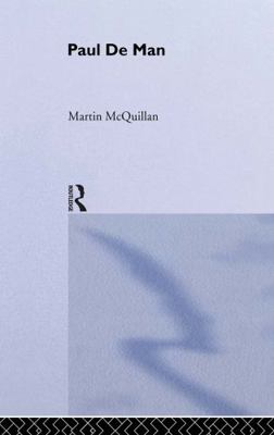 Paul de Man 0415215129 Book Cover