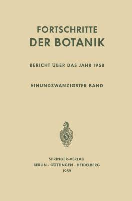 Bericht Über Das Jahr 1958 [German] 3642947476 Book Cover