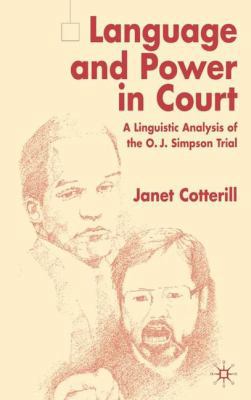 Language and Power in Court: A Linguistic Analy... 0333969014 Book Cover