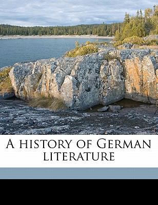 A History of German Literature 1177842041 Book Cover