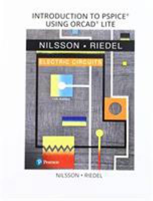 Introduction to PSPICE for Electric Circuits 0134739337 Book Cover