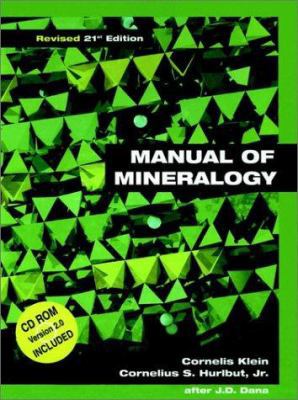 Manual of Mineralogy (after James D. Dana), 21s... 0471312665 Book Cover