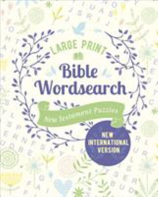 Large Print Bible Wordsearch: New Testament Puz... 1789509793 Book Cover