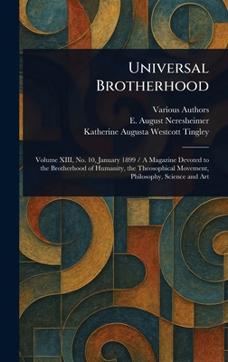 Universal Brotherhood 1023509040 Book Cover