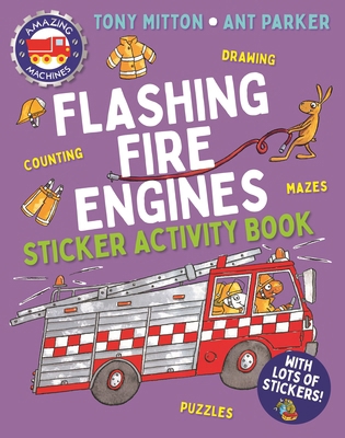Amazing Machines Flashing Fire Engines Sticker ... 0753480468 Book Cover